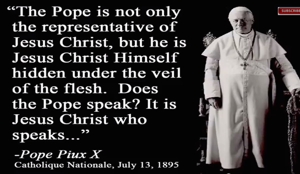 Does the Pope Represent Jesus Christ on earth?