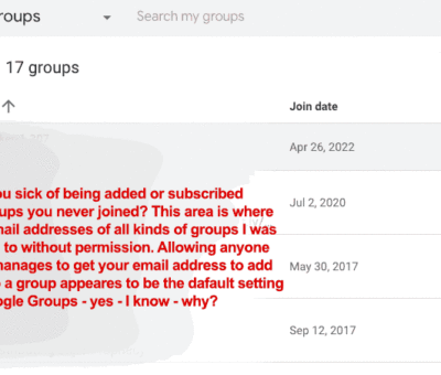 How To Unsubscribe To Google Groups I never Joined? | Remove yourself from Groups You Did Not Join